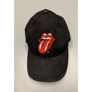 Vintage Embroidered ROLLING STONES 40 Licks Black Adjustable Dad Hat